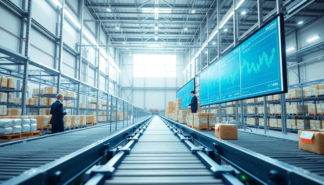 Digital traceability system enhancing supply chain visibility and efficiency with RFID technology.