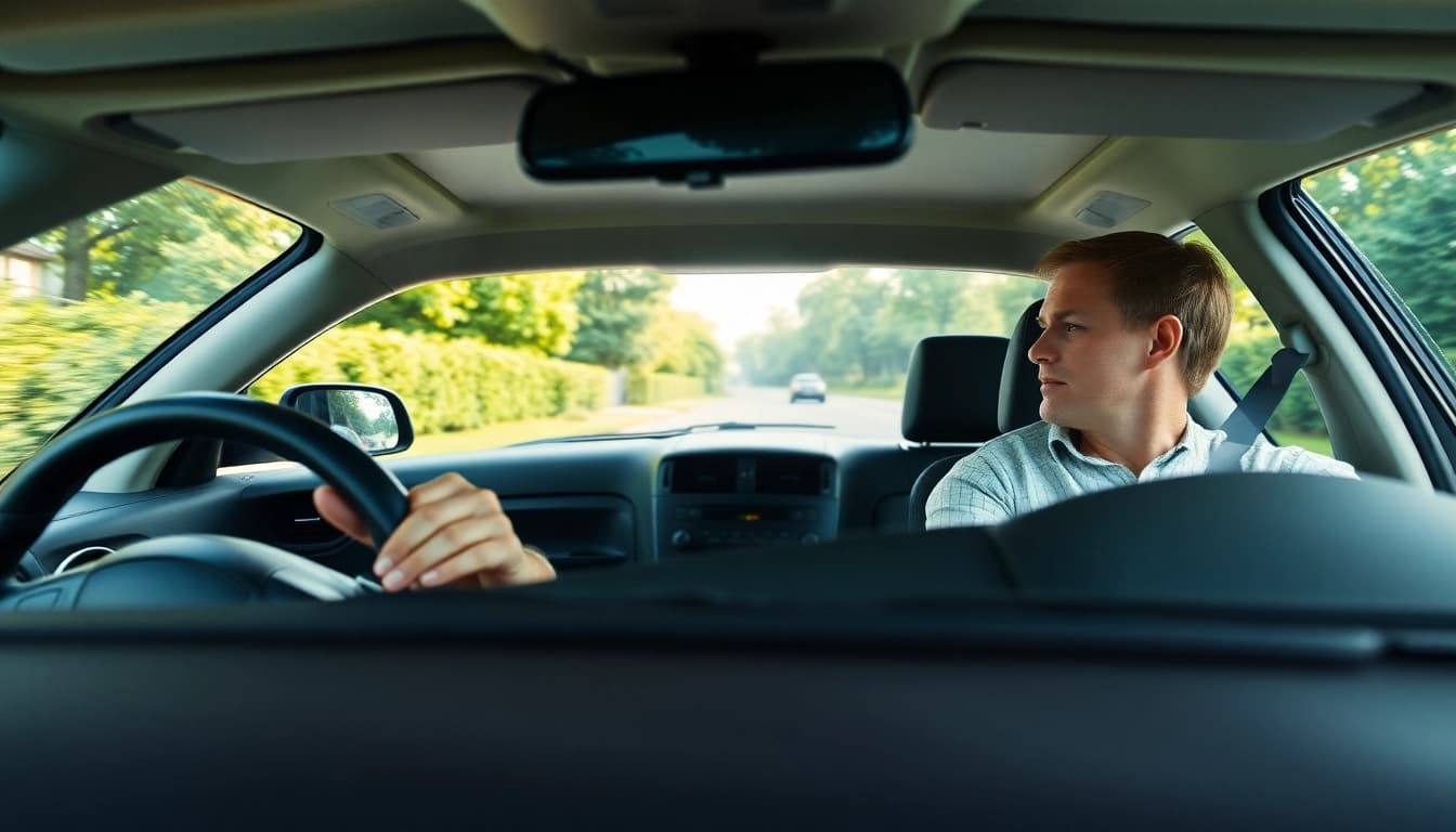 Students engaged in an intensive driving course Guildford from a professional instructor.