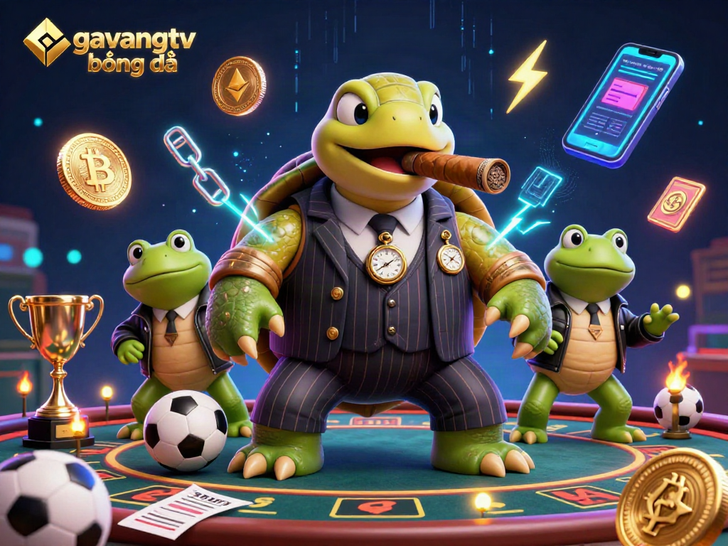 Engage in thrilling sports betting with gavangtv bóng đá featuring an action-packed scene with unique characters and dynamic elements.