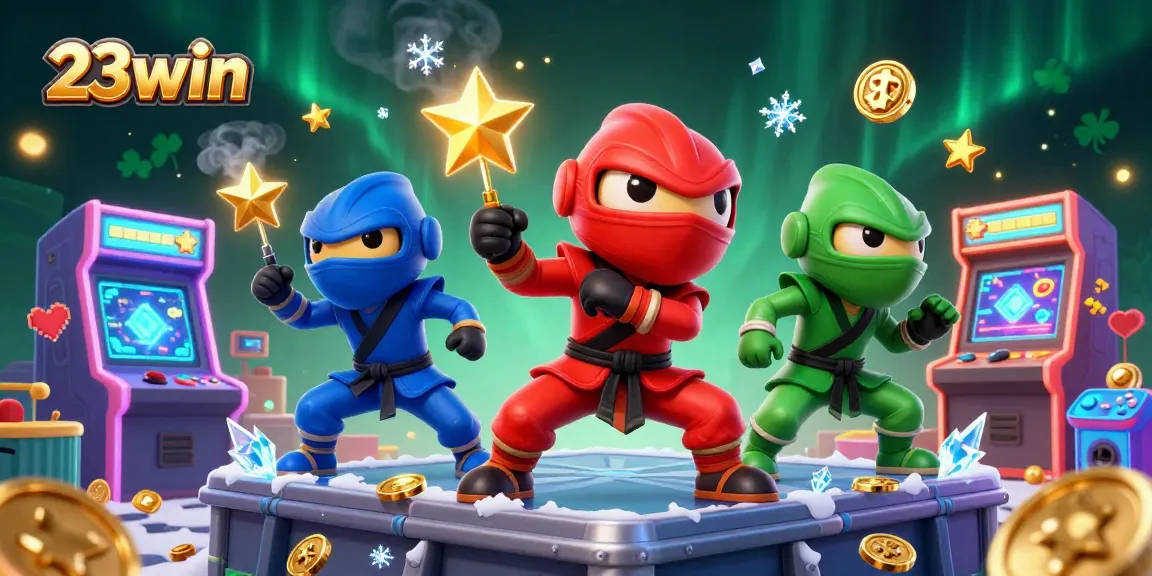 Experience thrilling 23win action with colorful characters and dynamic gaming elements in 3D.