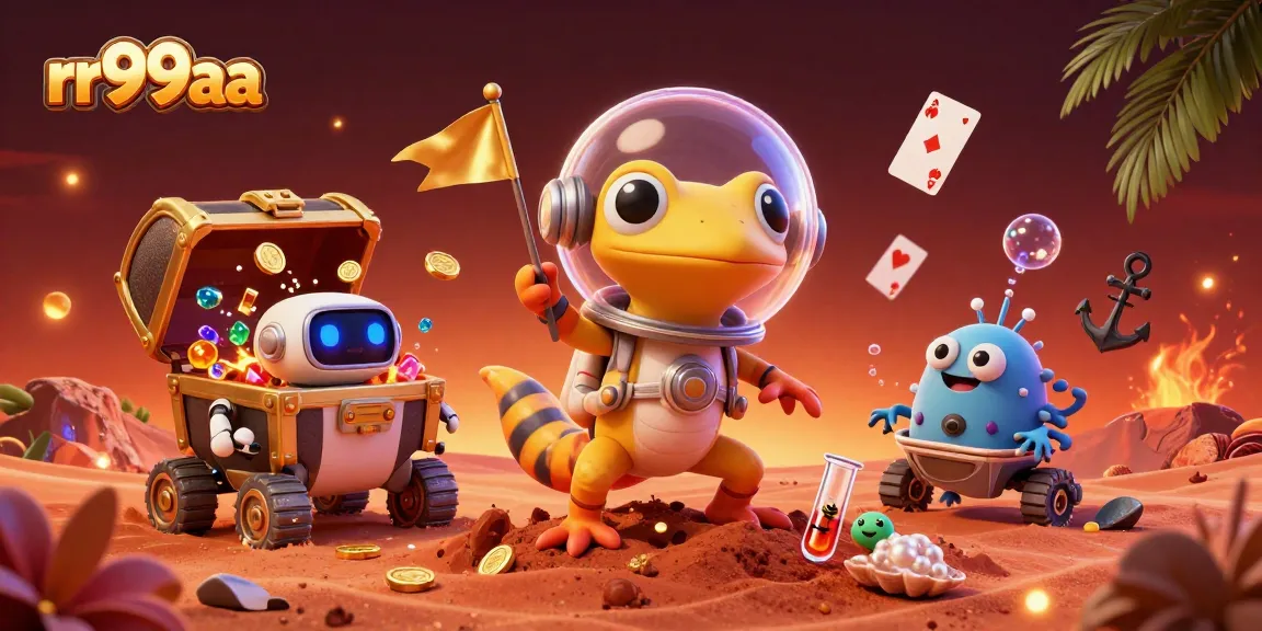 Experience thrilling gaming moments at rr99aa, where vibrant casino elements come to life in a captivating illustration.